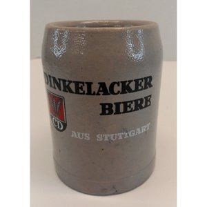 Dinkelacker Biere Aus Stuttgart Germany Beer Mug Stoneware 1/2 liter (16.9 oz)